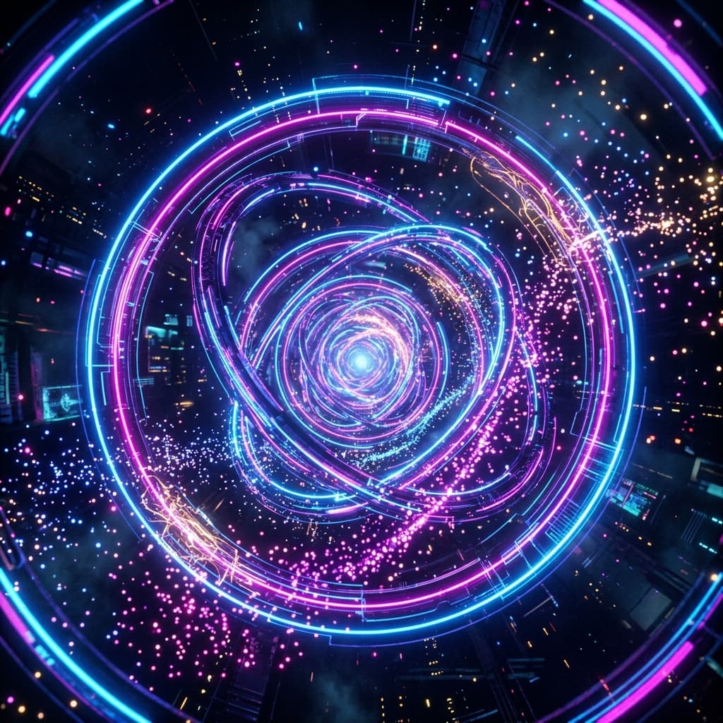 Cyberpunk & 3D Holographic Loops